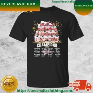 Kansas City Chiefs AFC Championship Game Champions 2023 Signatures T-shirt