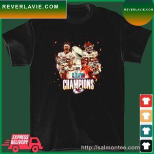Kansas City Chiefs Andy Reid,frank Dominick Clark, Chris Jones, Travis Kelce And Patrick Mahomes Champions Super Bowl 2023 T-Shirt