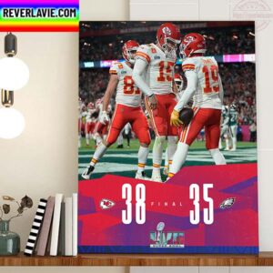 Kansas City Chiefs Are Champions Super Bowl LVII Champions Home Decor Poster Canvas