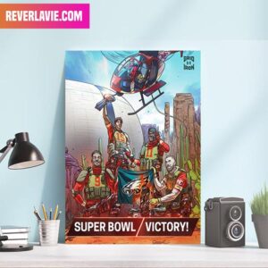Kansas City Chiefs Are Super Bowl LVII 2023 Champions Canvas-Poster