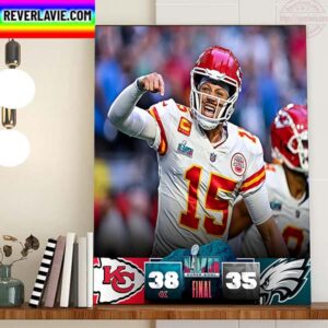 Kansas City Chiefs Are Super Bowl LVII 2023 Champions Home Decor Poster Canvas