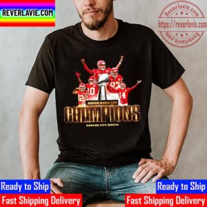 Kansas City Chiefs Champions 2023 Super Bowl LVII Champions Unisex T-Shirt