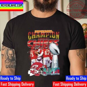 Kansas City Chiefs Champions NFL 2023 Super Bowl LVII Unisex T-Shirt
