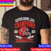 Kansas City Chiefs Champions Super Bowl LVII 2023 Champions Unisex T-Shirt