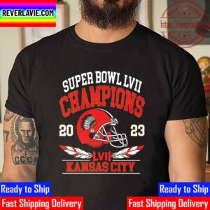 Kansas City Chiefs Champions Super Bowl LVII 2023 Unisex T-Shirt