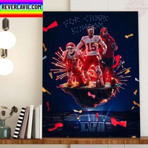 Kansas City Chiefs Champions Super Bowl LVII Champions Home Decor Poster Canvas