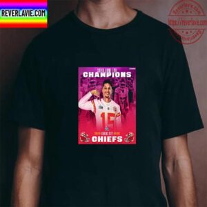 Kansas City Chiefs Champs Super Bowl LVII Champions Unisex T-Shirt