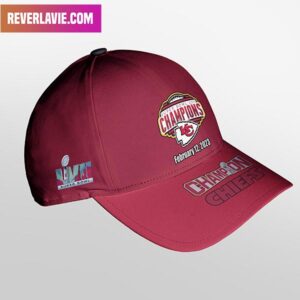 Kansas City Chiefs Feb 12 2023 Become Super Bowl LVII 2023 Champions Signature Red Cap