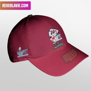 Kansas City Chiefs Mickey Champions Super Bowl LVII 2023 Signature Red Cap