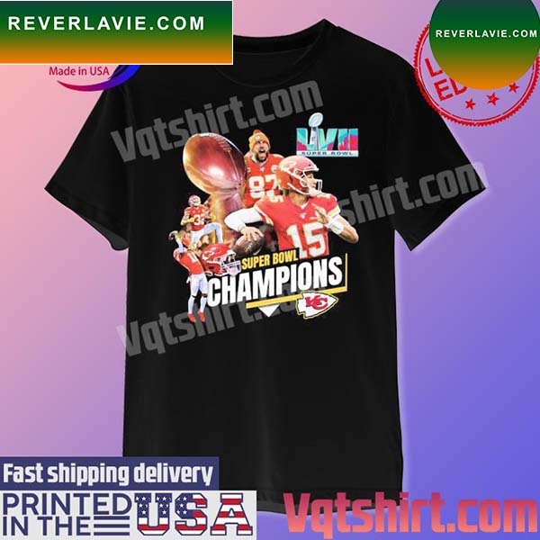 Kansas City Chiefs Patrick Mahomes Kelce Super Bowl Champions T-shirt Kansas City Chiefs Patrick Mahomes Kelce Super Bowl Champions T-shirt