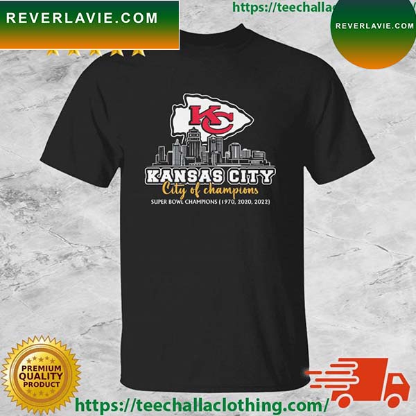 Kansas City Chiefs Skyline Kansas City Of Champions Super Bowl Champions 1970 2020 2023 T-shirt Kansas City Chiefs Skyline Kansas City Of Champions Super Bowl Champions 1970 2020 2023 T-shirt