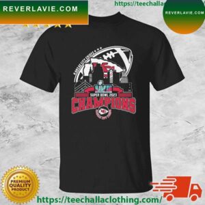 Kansas City Chiefs Skyline Super Bowl LVII 2023 Champions T-shirt