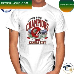 Kansas City Chiefs Super Bowl LVII Champions 2023 White T-Shirt