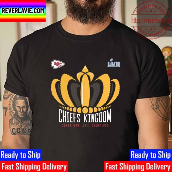 Kansas City Chiefs Super Bowl LVII Champions Chiefs Kingdom Unisex T-Shirt