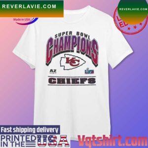 Kansas City Chiefs Super Bowl LVII Champions Drop Shoulder T-shirt