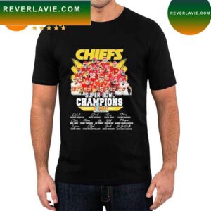 Kansas City Chiefs Super Bowl LVII Champions signatures 2023 T-shirt