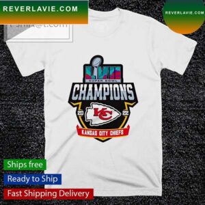 Kansas City Chiefs Super Bowl LVII Champions steel logo T-shirt