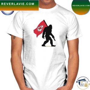 Kansas City Chiefs Team Logo Bigfoot Silhouette Desktop Art T-Shirt