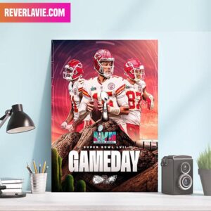 Kansas City Chiefs The Time Has Finally Come Super Bowl LVII 2023 Game Day Canvas-Poster