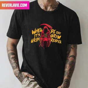Kansas City Chiefs When Be The It Is Grim Reaper Number 15 – Patrick Mahomes Premium T-Shirt