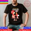 Mickey Mouse Hiphop x Kansas City Chiefs Champions Super Bowl LVII 2023 Unisex T-Shirt