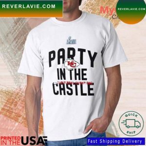 Kansas City Chiesf Party In The Castle 3x Super Bowl Champions T-shirt