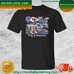 Kansas Sports Skyline City Of Champions T-shirt