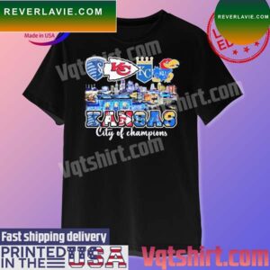 Kansas Sports team Kansas City of Champions T-shirt