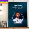 Karim Benzema Is In The 2022 FIFA FIFPRO Mens World 11 Home Decor Poster Canvas