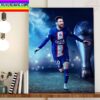 Lionel Messi GOAT Is The Best FIFA Mens Award 2022 Home Decor Poster Canvas