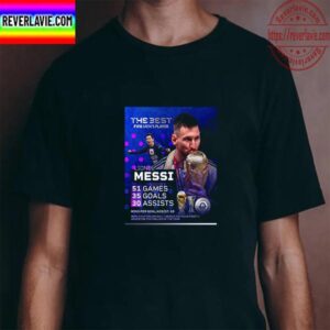 Lionel Messi GOAT Wins The Best FIFA Mens Award 2022 Unisex T-Shirt