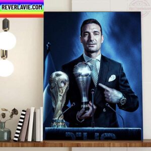 Lionel Scaloni Has Won The Best FIFA Mens Coach 2022 Home Decor Poster Canvas
