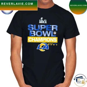 Los angeles rams heathered gray super bowl lvi champions locker room trophy collection 2023 T-shirt