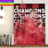 Manchester United Are The Carabao Cup Champions Home Decor Poster Canvas