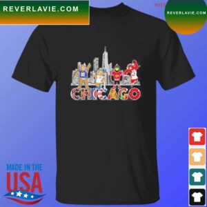 Mascot Chicago skyline 2023 T-shirt