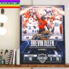 Memphis Showboats In The 2023 USFL College Draft Select Benny Sapp III Home Decor Poster Canvas