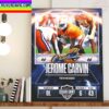 Memphis Showboats In The 2023 USFL College Draft Select DE Brevin Allen Home Decor Poster Canvas