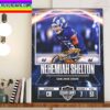 Memphis Showboats In The 2023 USFL College Draft Select OL Silas Dzansi Home Decor Poster Canvas
