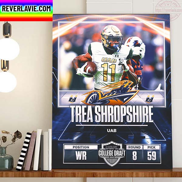 Memphis Showboats In The 2023 USFL College Draft Select Trea Shropshire Home Decor Poster Canvas Memphis Showboats In The 2023 USFL College Draft Select Trea Shropshire Home Decor Poster Canvas