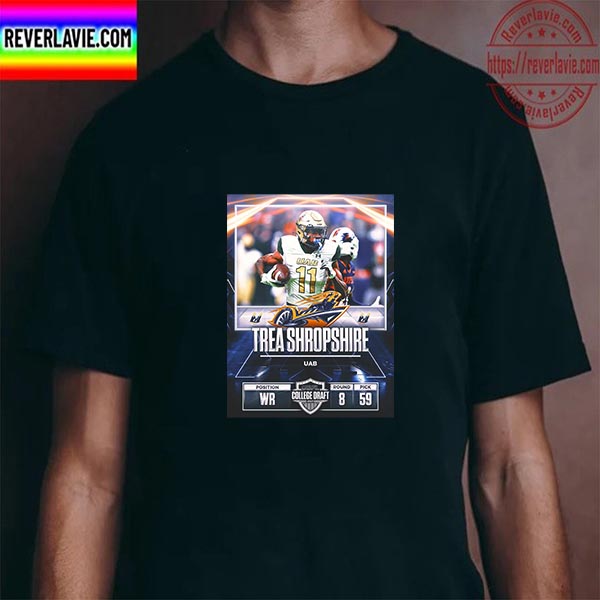 Memphis Showboats In The 2023 USFL College Draft Select Trea Shropshire Unisex T-Shirt Memphis Showboats In The 2023 USFL College Draft Select Trea Shropshire Unisex T-Shirt