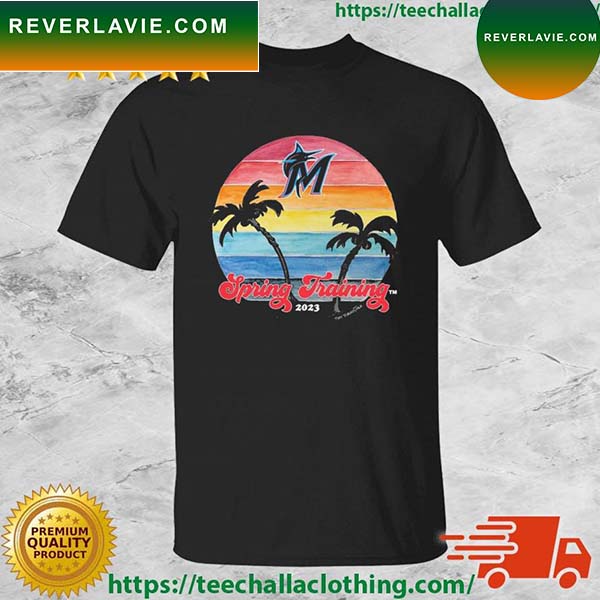 Miami Marlins Tiny Turnip Infant 2023 Spring Training T-shirt Miami Marlins Tiny Turnip Infant 2023 Spring Training T-shirt