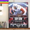 Wrestlemania 39 Official Poster Home Decor Poster Canvas