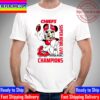 Mickey Mouse x Super Bowl LVII 2023 Kansas City Chiefs Champions Unisex T-Shirt