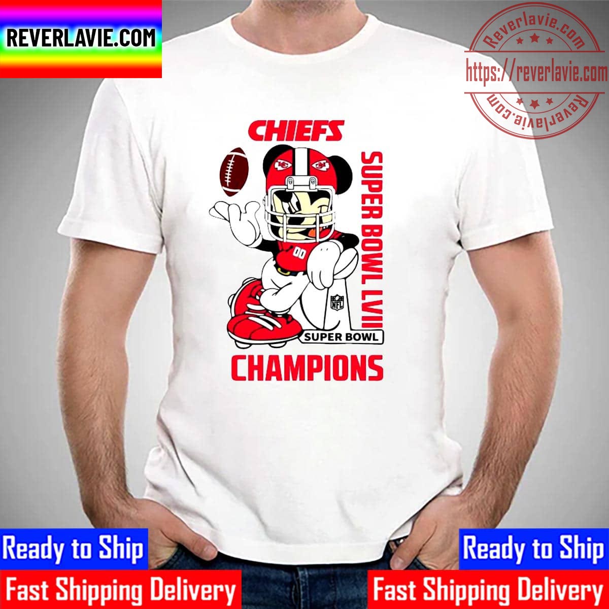 Kansas City Chiefs Super Bowl LVII 2023 Champions T-shirt - REVER