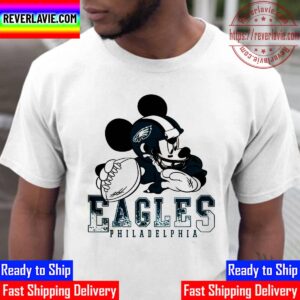 Mickey Mouse x Philadelphia Eagles Are 2023 Super Bowl LVII Champions Unisex T-Shirt