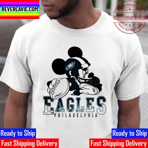 Mickey Mouse x Philadelphia Eagles Are 2023 Super Bowl LVII Champions Unisex T-Shirt