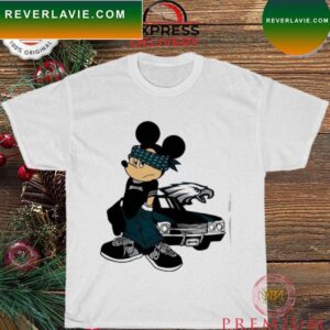 Mickey mouse hiphop x philadelphia eagles champions super bowl lvii 2023 T-shirt
