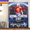 New Orleans Breakers In The 2023 USFL College Draft Select DL Dante Stills From West Virginia Football Home Decor Poster Canvas