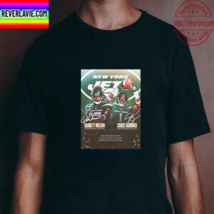 New York Jets Garrett Wilson And Sauce Gardner 2022 Rookies Of The Year Unisex T-Shirt