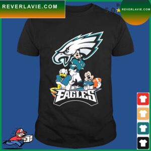 Nfl Philadelphia Eagles Mickey Mouse Friends Funny Super Bowl T-Shirt